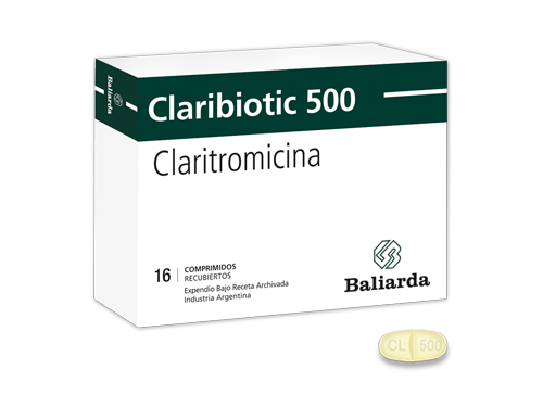 Claribiotic 500_500_10.png Claribiotic 500 Claritromicina antibiótico EPOC cistitis Claribiotic 500 Claritromicina bronquitis Macrólido infecciones urinarias infecciones respiratorias faringitis sinusitis neumonía. nefritis otitis
